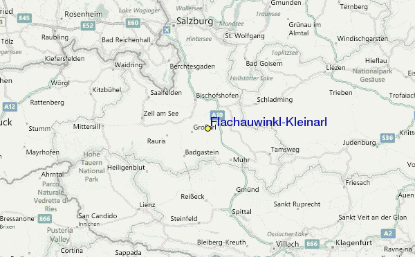 Flachauwinkl Kleinarl Ski Resort Guide Location Map