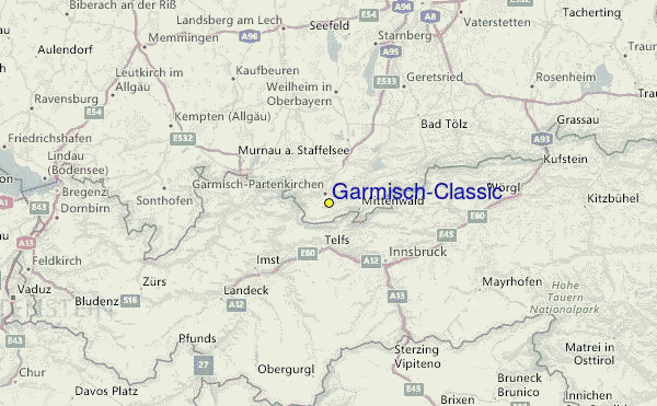Garmisch-Classic Ski Resort Guide, Location Map & Garmisch-Classic ski