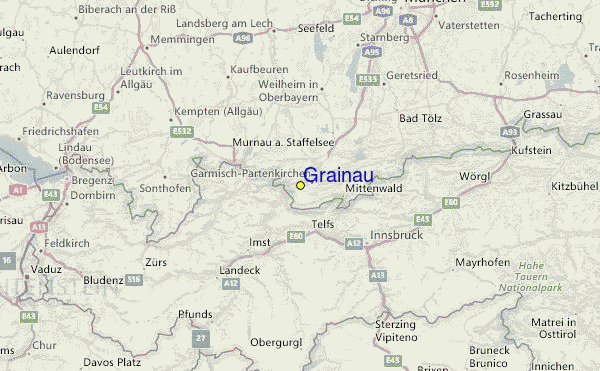 Grainau Ski Resort Guide, Location Map & Grainau ski holiday accommodation