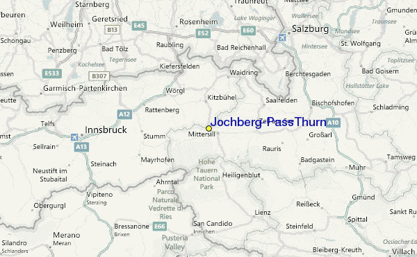 Jochberg/Pass Thurn Ski Resort Guide, Location Map & Jochberg/Pass