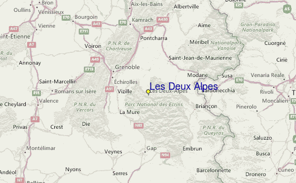 Les Deux Alpes Ski Resort Guide, Location Map & Les Deux Alpes ski holiday accommodation