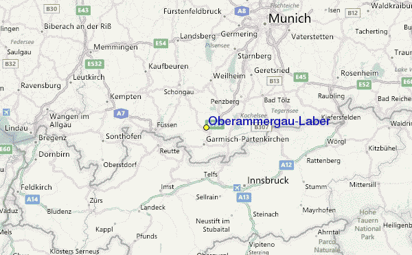 Oberammergau/Laber Ski Resort Guide, Location Map & Oberammergau/Laber