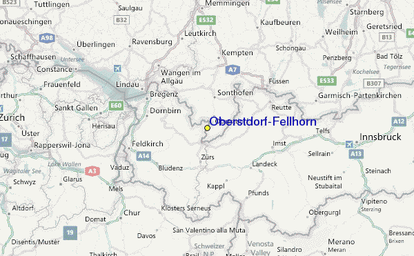 Oberstdorf-Fellhorn Ski Resort Guide, Location Map & Oberstdorf