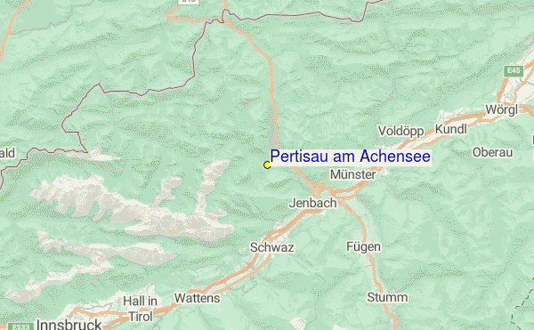 Pertisau am Achensee Ski Resort Guide, Location Map & Pertisau am