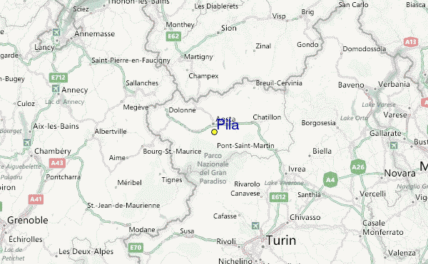 Pila Ski Resort Guide, Location Map & Pila ski holiday accommodation