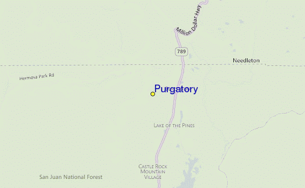 Purgatory Ski Resort Trail Map