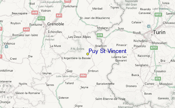 Puy St Vincent Ski Resort Guide, Location Map & Puy St Vincent ski ...