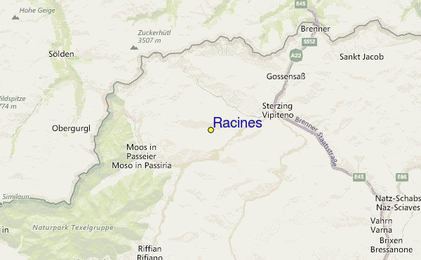 Nos Racines Map Racines Ski Resort Guide, Location Map & Racines ski holiday accommodation
