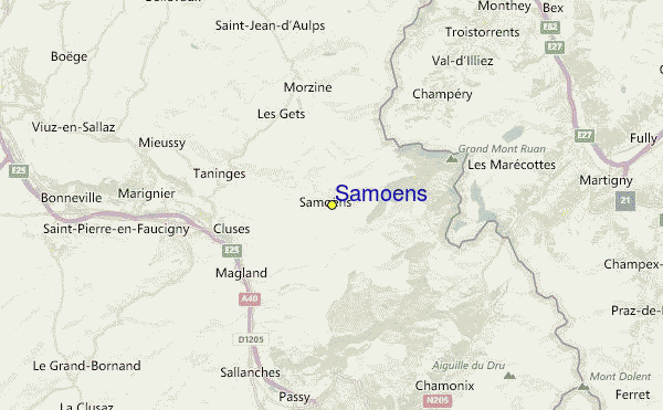 Samoens Ski Resort Guide, Location Map & Samoens ski holiday accommodation