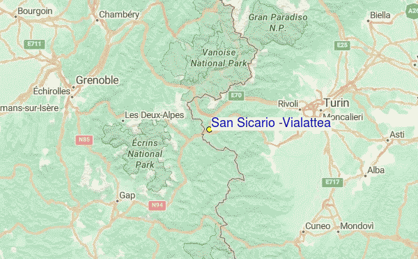 San Sicario (Via Lattea) Ski Resort Guide, Location Map & San Sicario