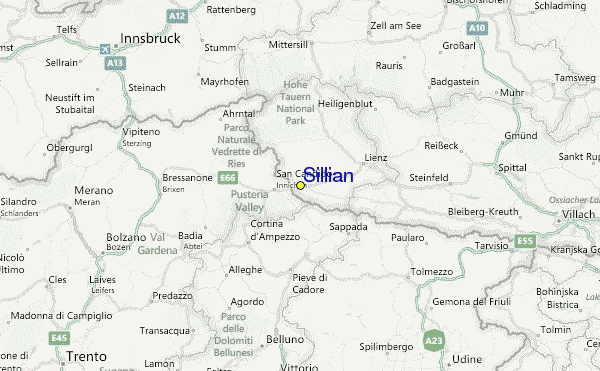 Sillian Ski Resort Guide, Location Map & Sillian ski holiday accommodation