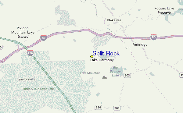 Split Rock Ski Resort Guide, Location Map & Split Rock ski holiday 