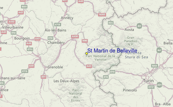 St Martin de Belleville Ski Resort Guide, Location Map & St Martin de ...