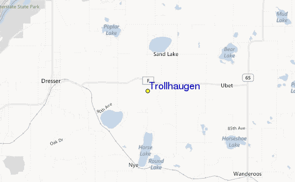 Trollhaugen Ski Resort Guide Location Map Holiday Regional Map Local Streetview