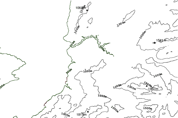 Alberschwende neighbourhood contours
