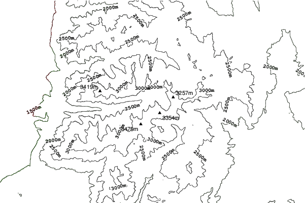 Alta neighbourhood contours