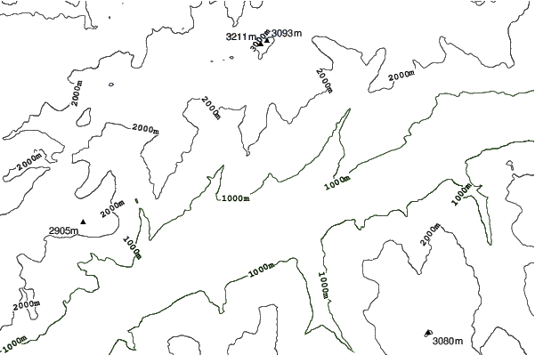 Anzère neighbourhood contours