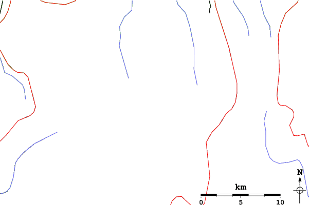 Roads and rivers close to Bâlea Lac