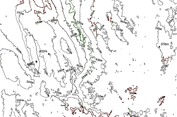 Brandywine neighbourhood contours