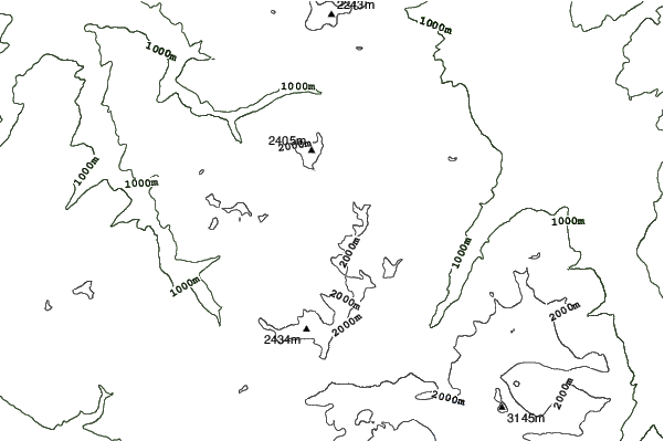 Champéry neighbourhood contours