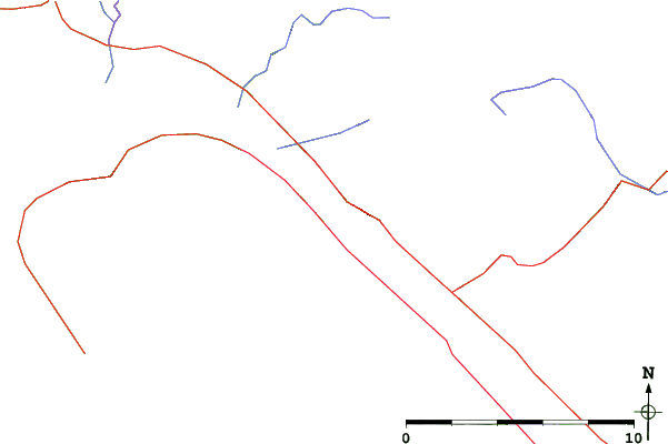 Roads and rivers close to Eaglecrest Ski Area