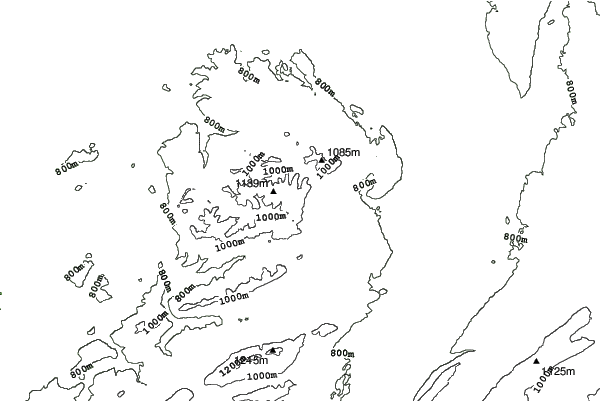 Eschach/Schwärzenlifte neighbourhood contours