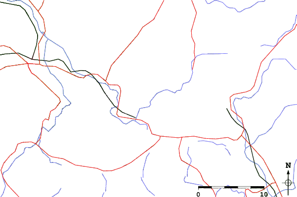 Roads and rivers close to Fukui Izumi