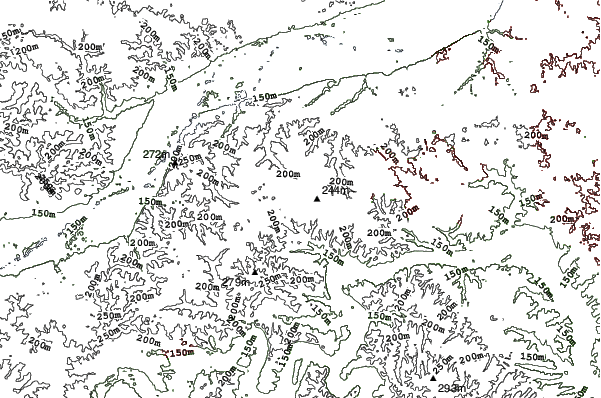 Hidden Valley neighbourhood contours