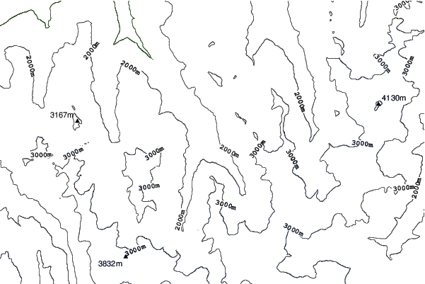La Forclaz (Evolène) neighbourhood contours
