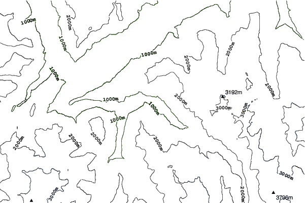 Le Chable neighbourhood contours
