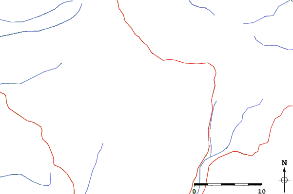 Roads and rivers close to Las Araucarias