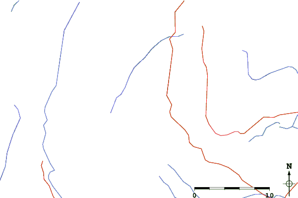 Roads and rivers close to Ohau