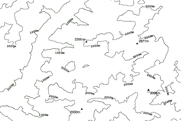 Ortisei neighbourhood contours