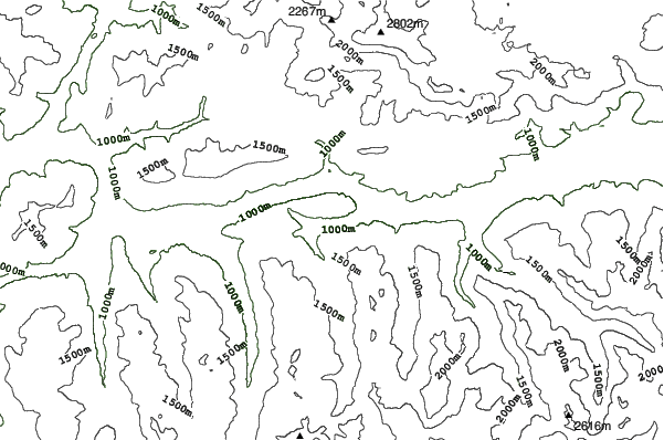 Reiteralm neighbourhood contours