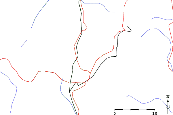 Roads and rivers close to Ski Cooper