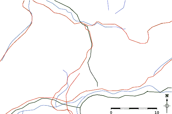 Roads and rivers close to Spital am Pyhrn