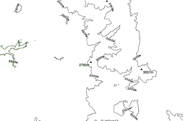 Steamboat neighbourhood contours