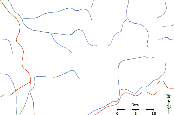 Roads and rivers close to Tiffindell