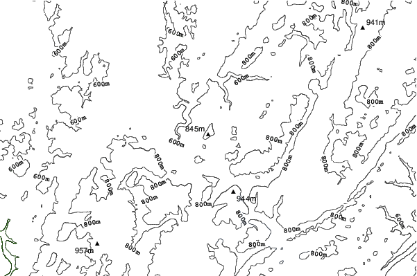 Wisp neighbourhood contours
