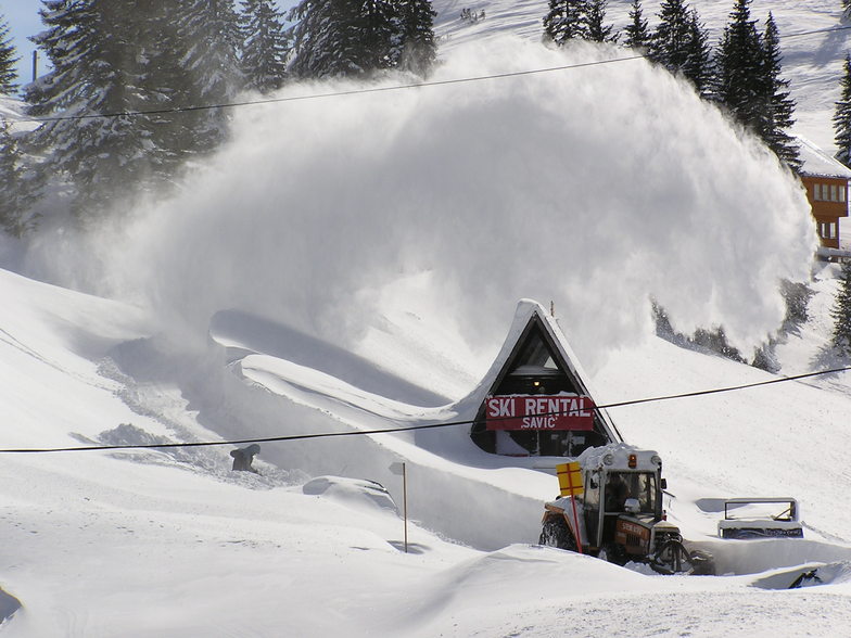 Huge snow, Jahorina