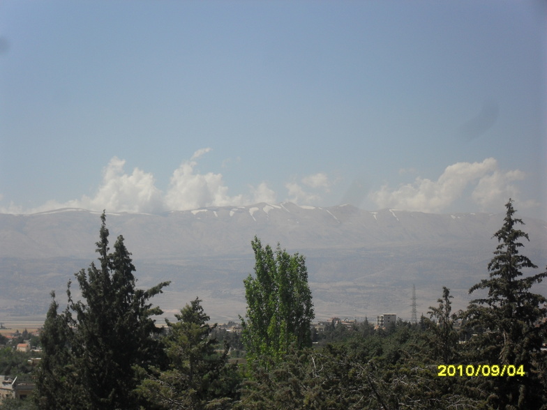 qurnat as sawda seen from baalbek in 2 july 2011, Cedars