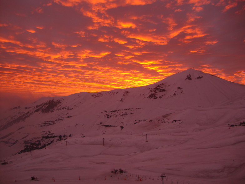 Valle Nevado snow