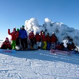 1st day of sun after one icy start of the season, Mount Buller