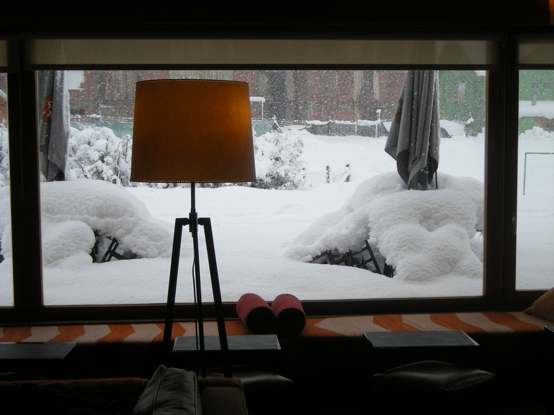 Cerro Catedral from Galileo Boutique Hotel´s Window