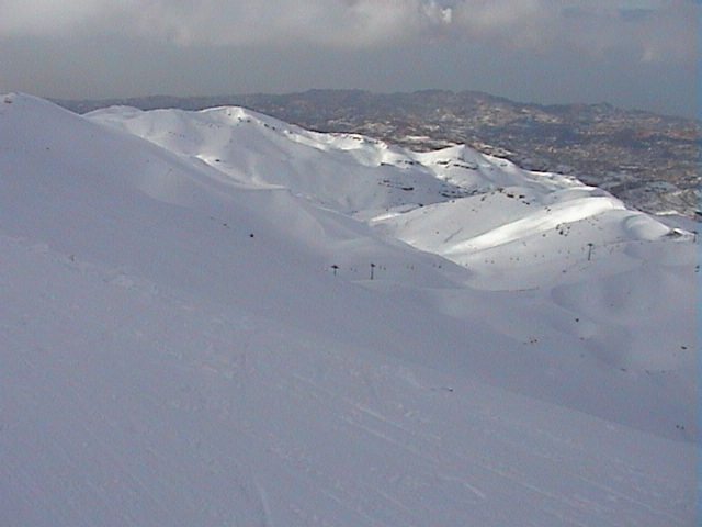 Faraya from 2500m, Mzaar Ski Resort