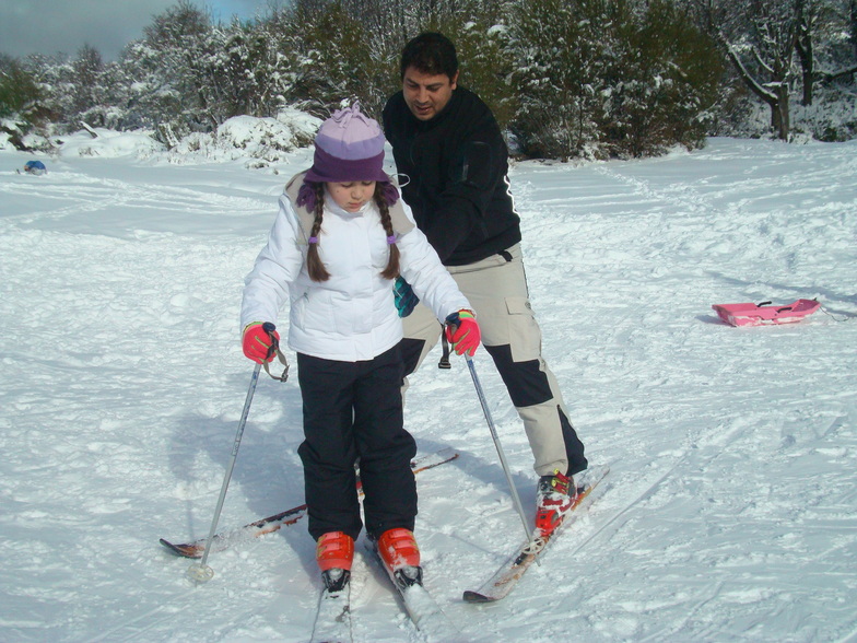 Aprendiendo a esquiar, Perito Moreno