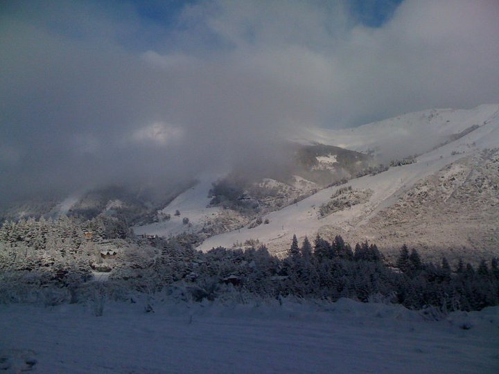 nieve nueva en el catedral, Cerro Catedral