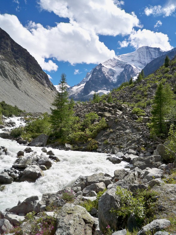 summer walking in Zinal