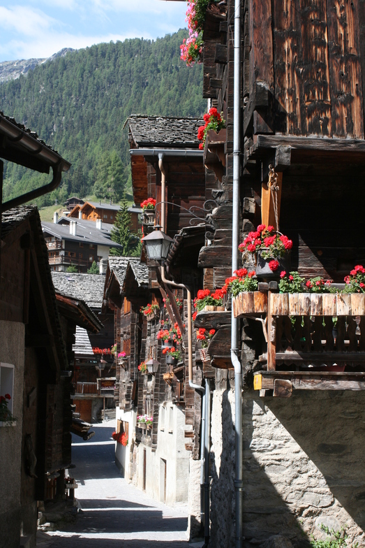 Grimentz in the summer