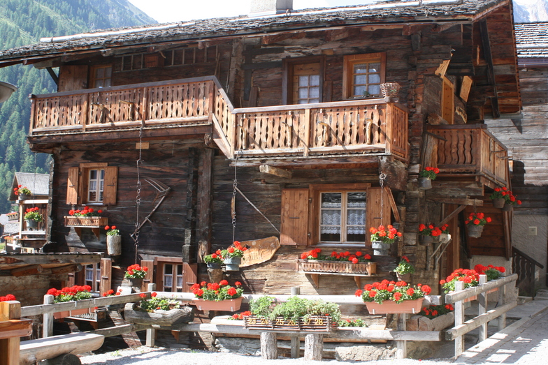 Grimentz in the summer